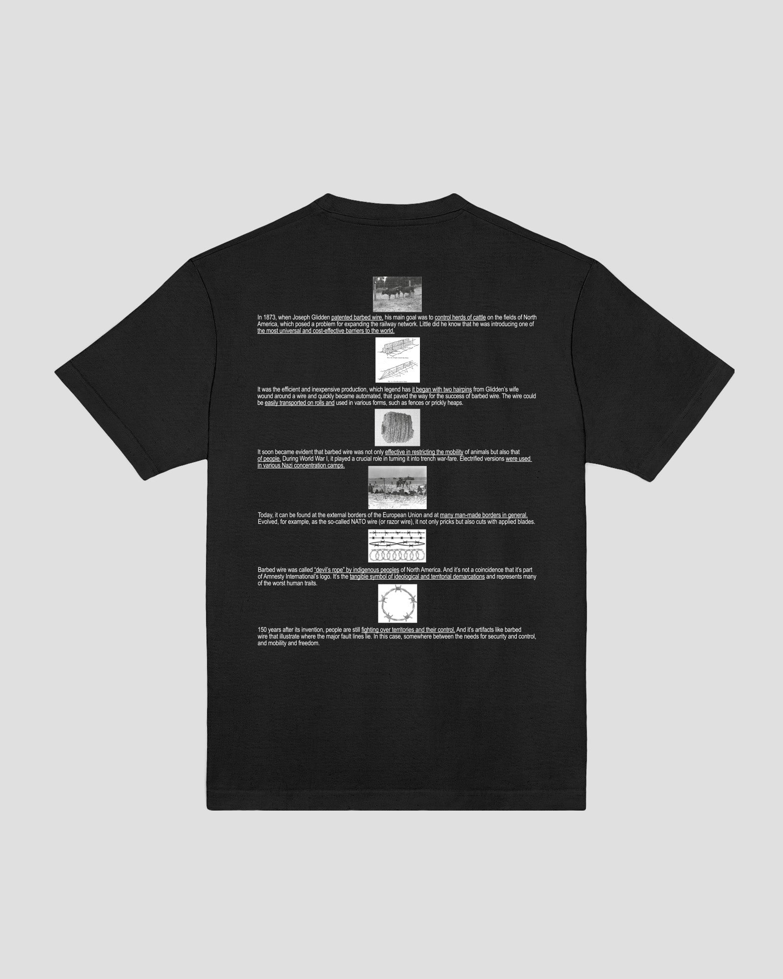 Barbed Wire t-shirt (limited) – the thing Gallery