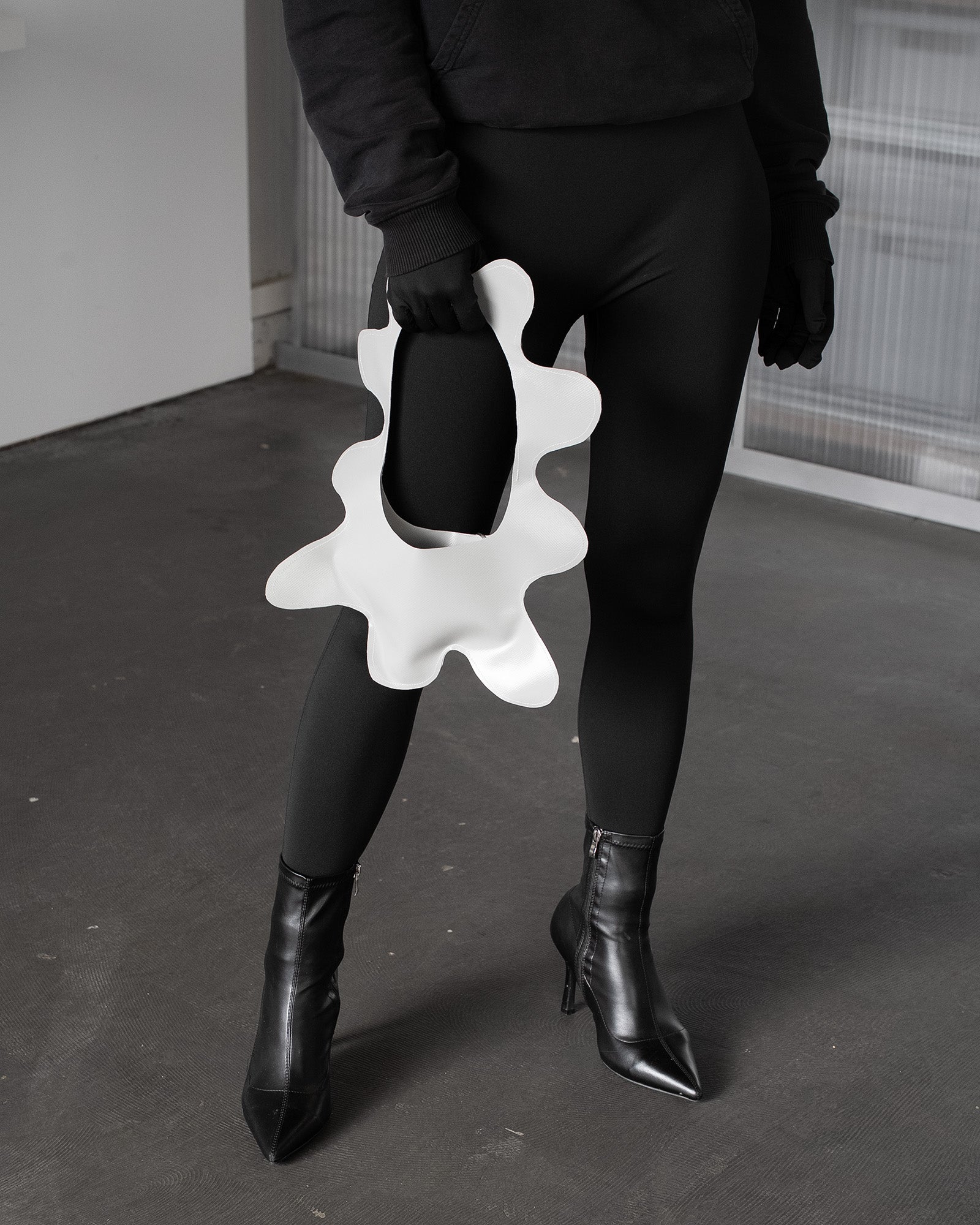 Light Grey Wobble Bag by Studio Rasley